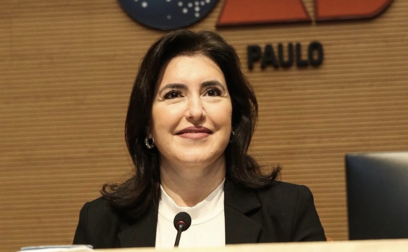 COM DIFICULDADE EM MS, SIMONE TEBET LIDERA PESQUISA PARA O SENADO EM SÃO PAULO